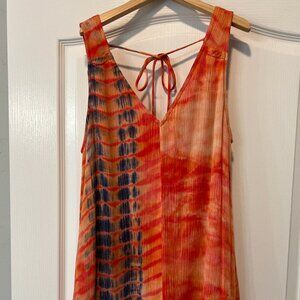 Orange & Blue Romper